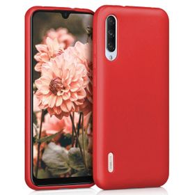 Microsonic Xiaomi Mi 9 Lite Matte Silicone Kırmızı Cep Telefonu Kılıfı