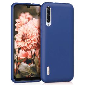Microsonic Xiaomi Mi 9 Lite Matte Silicone Lacivert Cep Telefonu Kılıfı