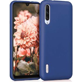 Microsonic Xiaomi Mi 9 Lite Matte Silicone Lacivert Cep Telefonu Kılıfı