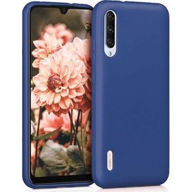 Microsonic Xiaomi Mi 9 Lite Matte Silicone Lacivert Cep Telefonu Kılıfı