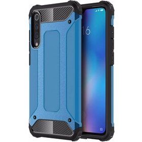 Microsonic Xiaomi Mi 9 Rugged Armor Mavi Kılıf