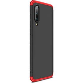 Microsonic Xiaomi Mi 9 Se Double Dip 360 Protective Siyah Kırmızı Kılıf
