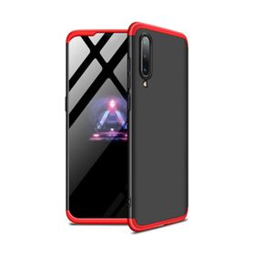 Microsonic Xiaomi Mi 9 Se Double Dip 360 Protective Siyah Kırmızı Kılıf