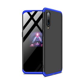 Microsonic Xiaomi Mi 9 Se Double Dip 360 Protective Siyah Mavi Kılıf