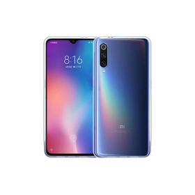 Microsonic Xiaomi Mi 9 Transparent Soft Beyaz Kılıf