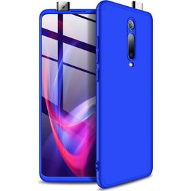 Microsonic Xiaomi Mi 9T Double Dip 360 Protective Mavi Cep Telefonu Kılıfı