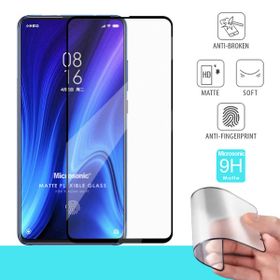 Microsonic Xiaomi Mi 9T Seramik Matte Flexible Siyah Ekran Koruyucu