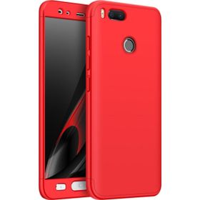 Microsonic Xiaomi Mi A1 Double Dip 360 Protective Kırmızı Kılıf