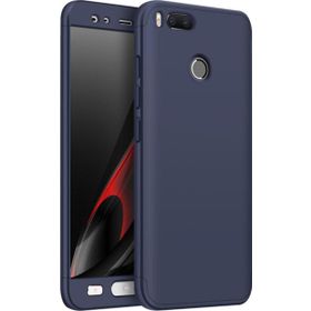 Microsonic Xiaomi Mi A1 Double Dip 360 Protective Lacivert Kılıf