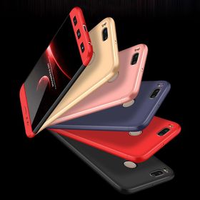 Microsonic Xiaomi Mi A1 Double Dip 360 Protective Siyah Kılıf