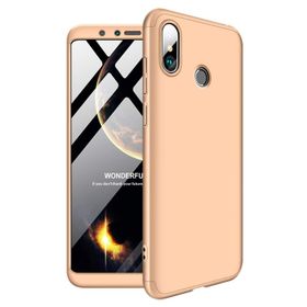 Microsonic Xiaomi Mi A2 Double Dip 360 Protective Gold Kılıf