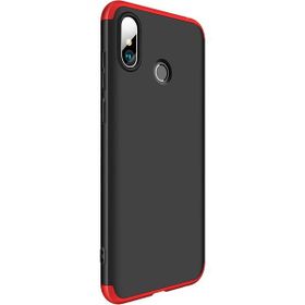 Microsonic Xiaomi Mi A2 Double Dip 360 Protective Siyah Kırmızı Kılıf