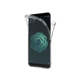 Microsonic Xiaomi Mi A2 Lite 6 Tarafı Tam Full Koruma 360 Clear Soft Şeffaf Kılıf