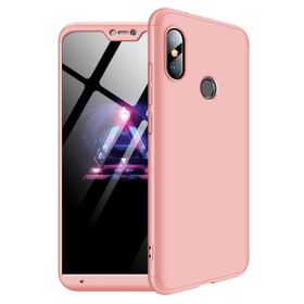Microsonic Xiaomi Mi A2 Lite Double Dip 360 Protective Gold Kılıf