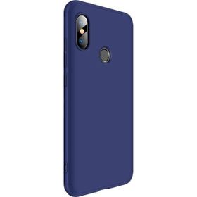 Microsonic Xiaomi Mi A2 Lite Double Dip 360 Protective Lacivert Kılıf