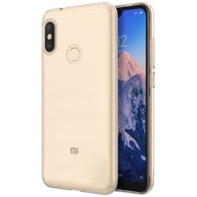 Microsonic Xiaomi Mi A2 Lite Transparent Soft Beyaz Kılıf