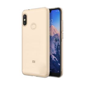 Microsonic Xiaomi Mi A2 Lite Transparent Soft Beyaz Kılıf