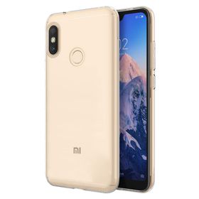 Microsonic Xiaomi Mi A2 Lite Transparent Soft Beyaz Kılıf