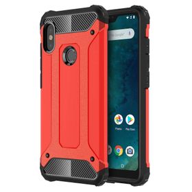 Microsonic Xiaomi Mi A2 Rugged Armor Kırmızı Kılıf