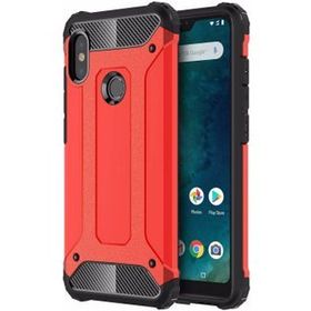 Microsonic Xiaomi Mi A2 Rugged Armor Kırmızı Kılıf