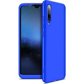 Microsonic Xiaomi Mi A3 Double Dip 360 Protective Mavi Cep Telefonu Kılıfı