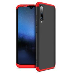Microsonic Xiaomi Mi A3 Double Dip 360 Protective Siyah Kırmızı Kılıf