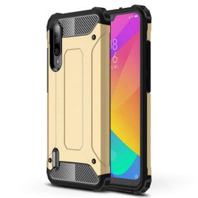 Microsonic Xiaomi Mi A3 Rugged Armor Gold Cep Telefonu Kılıfı