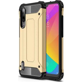 Microsonic Xiaomi Mi A3 Rugged Armor Gold Cep Telefonu Kılıfı