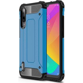 Microsonic Xiaomi Mi A3 Rugged Armor Mavi Cep Telefonu Kılıfı