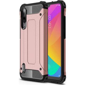 Microsonic Xiaomi Mi A3 Rugged Armor Rose Gold Cep Telefonu Kılıfı