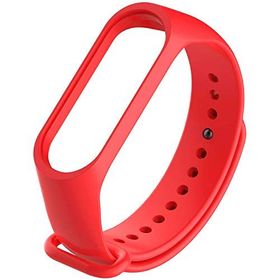 Microsonic Xiaomi Mi Band 3 / Mi Band 4 için Silikon Kırmızı Kordon