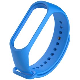 Microsonic Xiaomi Mi Band 3 / Mi Band 4 için Silikon Mavi Kordon