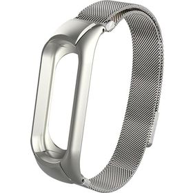 Microsonic Xiaomi Mi Band 3 Milanese Loop Gümüş Kordon