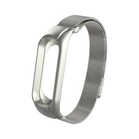 Microsonic Xiaomi Mi Band 5 Milanese Loop Gümüş Kordon