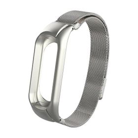 Microsonic Xiaomi Mi Band 5 Milanese Loop Gümüş Kordon