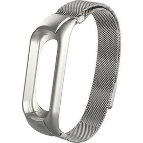 Microsonic Xiaomi Mi Band 5 Milanese Loop Gümüş Kordon