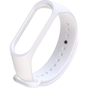 Microsonic Xiaomi Mi Band 5 Silikon Beyaz Kordon
