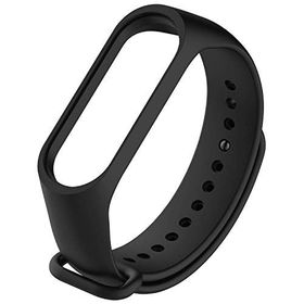 Microsonic Xiaomi Mi Band 5 Silikon Siyah Kordon