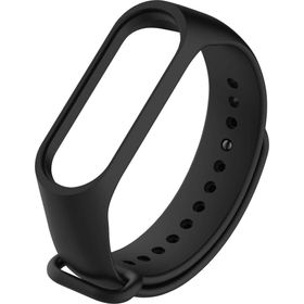 Microsonic Xiaomi Mi Band 5 Silikon Siyah Kordon