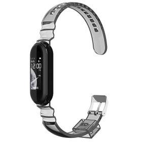 Microsonic Xiaomi Mi Band 5 Transparent Clear Band Siyah Kordon