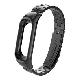 Microsonic Xiaomi Mi Band 6 Metal Stainless Steel Siyah Kordon