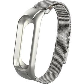 Microsonic Xiaomi Mi Band 6 Milanese Loop Gümüş Kordon