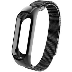 Microsonic Xiaomi Mi Band 6 Milanese Loop Siyah Kordon