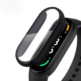 Microsonic Xiaomi Mi Band 7 Matte Premium Slim WatchBand Siyah Kılıf