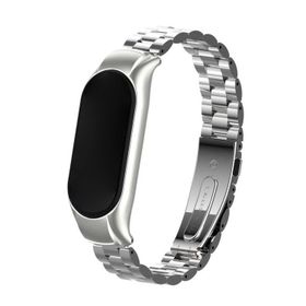 Microsonic Xiaomi Mi Band 7 Metal Stainless Steel Gümüş Kordon