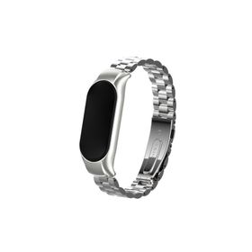 Microsonic Xiaomi Mi Band 7 Metal Stainless Steel Gümüş Kordon
