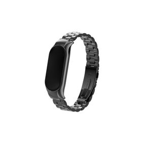 Microsonic Xiaomi Mi Band 7 Metal Stainless Steel Siyah Kordon