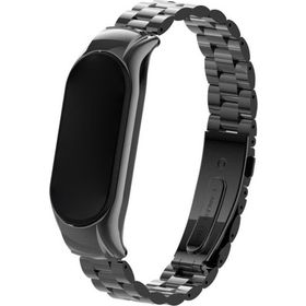 Microsonic Xiaomi Mi Band 7 Metal Stainless Steel Siyah Kordon