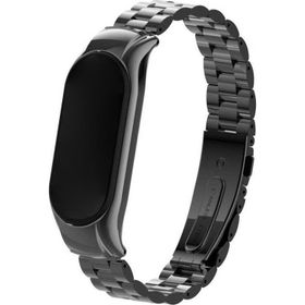Microsonic Xiaomi Mi Band 7 Metal Stainless Steel Siyah Kordon