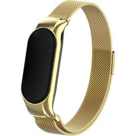 Microsonic Xiaomi Mi Band 7 Milanese Loop Gold Kordon